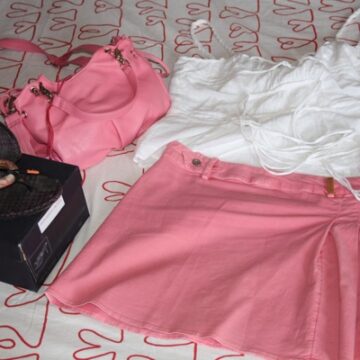 Outfit rosa fragola!