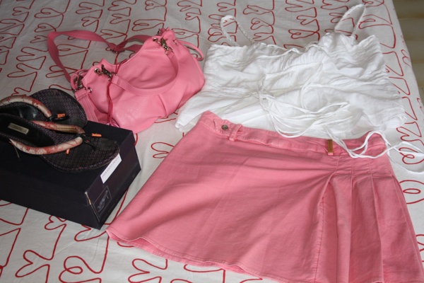 Outfit rosa fragola!