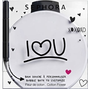 bagnoschiuma per scrivere il vostro messaggio d'amore